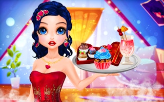 Marie ikramlar hazırlıyor